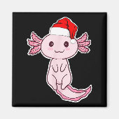 Aimant Christmas Axolotl  (Devant)