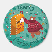 Aimant Christmas Bear (Devant)