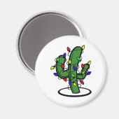 Aimant Christmas Cactus (Recto/Verso)