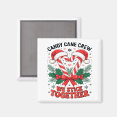 Aimant Christmas Candy Cane Heart Holiday Family Matching (Recto/Verso)
