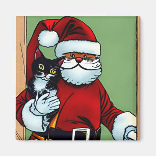 Aimant Christmas Cat