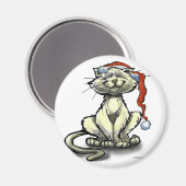 Aimant Christmas Cat (Recto/Verso)