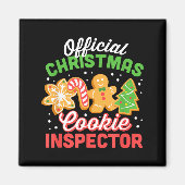 Aimant Christmas Cookie Inspector Dad (Devant)