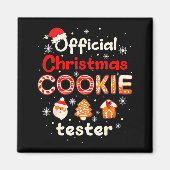 Aimant Christmas Cookie Tester Taster Baking Crew Toddler (Devant)