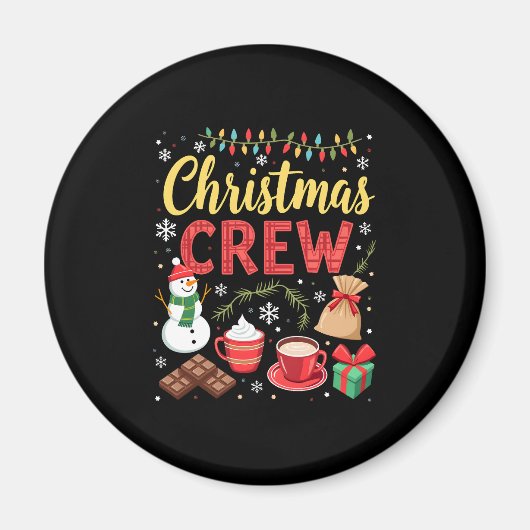 Aimant Christmas Crew (3) (Devant)