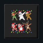 Aimant Christmas Dabbing Santa And Friends Quarantine Boy<br><div class="desc">Noël Dabbing Père Noël Et Amis Quarantaine Garçons Enfants Noël</div>