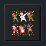 Aimant Christmas Dabbing Santa And Friends Quarantine Boy<br><div class="desc">Noël Dabbing Père Noël Et Amis Quarantaine Garçons Enfants Noël</div>