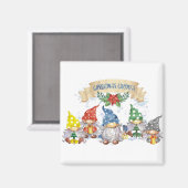 Aimant Christmas Gnomes (Recto/Verso)