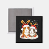 Aimant Christmas Guinea G Reindeer Xmas  (Recto/Verso)