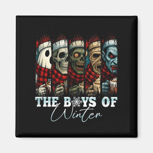 Aimant Christmas Halloween Creepmas Friends Horror Xmas C (Devant)