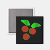 Aimant Christmas Holly (Recto/Verso)