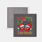 Aimant Christmas In Las Vegas Funny Holiday Design Long S (Recto/Verso)