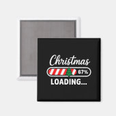 Aimant Christmas Loading 67% Funny 6 7 Meme Xmas Gen Alph (Recto/Verso)