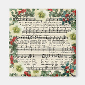 Aimant Christmas Music, Joy to the World, (Devant)