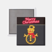 Aimant Christmas Neon Modern Holiday Collection (Recto/Verso)