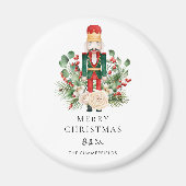 Aimant Christmas Nutcracker Script Greenery Holiday (Devant)
