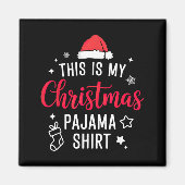 Aimant Christmas Pj Pajama Pjs (Devant)
