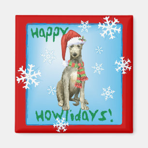 Aimant Christmas Scottish Deerhound