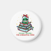 Aimant Christmas Snow Globe Book for Readers (Devant)