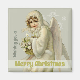 Aimant Christmas Sweet Victorian snow ange CC1190