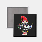 Aimant Christmas The Hot Mama Gnome X-mas Matching Pjs (Recto/Verso)