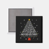 Aimant Christmas Tree Protect Human Rights Protect Libert (Recto/Verso)