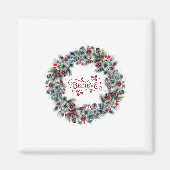 Aimant Christmas Wreath CROIRE Typographie (Devant)