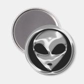 AIMANT CHROME ALIEN HEAD (Recto/Verso)