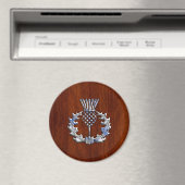 Aimant Chrome comme le chardon sur le style en bois d'aca (In Situ (Lave-vaisselle))