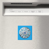 Aimant Chrome Mystical Eye Design (In Situ (Lave-vaisselle))