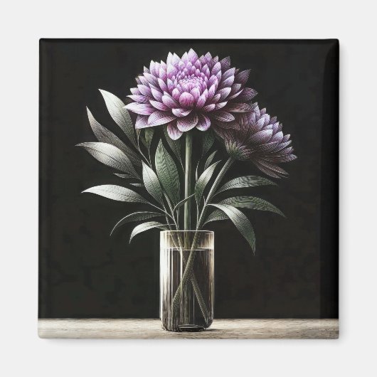 Aimant Chrysanthème (Devant)