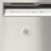 Aimant Chrysanthème Blanc (In Situ (Lave-vaisselle))