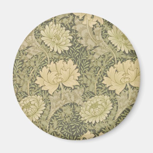Aimant Chrysanthème de William Morris (Devant)