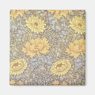 Aimant Chrysanthème jolie fleur de William Morris