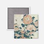 Aimant Chrysanthèmes (Recto/Verso)