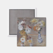 Aimant Chrysanthèmes par Gustave Caillebotte (Recto/Verso)