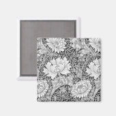 Aimant Chrysanthemum Gray, William Morris (Recto/Verso)