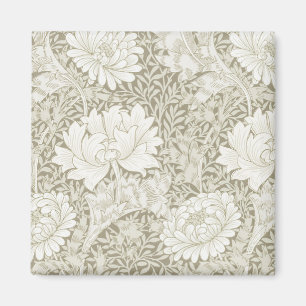 Aimant Chrysanthemum Ivory, William Morris