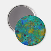 Aimant Chrysocolla de Blue Cliff (Recto/Verso)