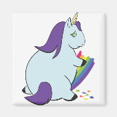 Aimant Chubby Unicorn Manger Rainbow (Devant)