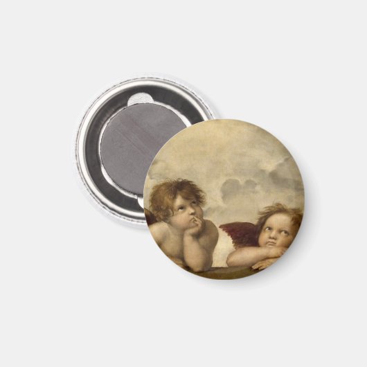 Aimant Chubs Raphael Santi Sistine Madonna Sweet (Recto/Verso)