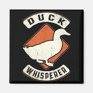 Aimant Chuchoteur de Canard Vintage Clic Rétro Amour des