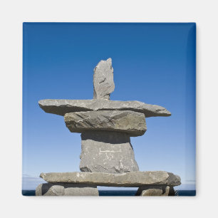 Aimant Churchill, Manitoba. Inukshuk