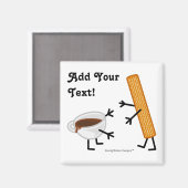 Aimant Churro & Chocolat - Personnalisable (Recto/Verso)