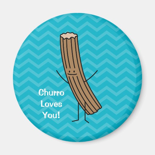 Aimant Churro T'Aime ! (Devant)