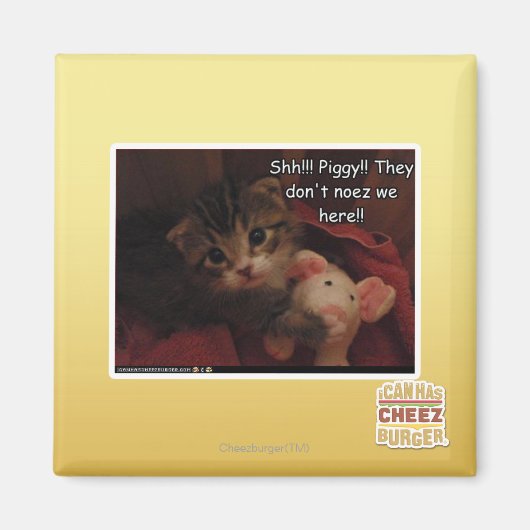 Aimant Chut ! ! ! Piggy ! ! (Devant)