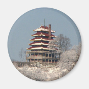 Aimant Chute de neige sur la Pagode