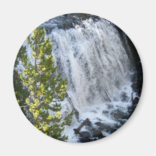 Aimant Chute d'eau de Yellowstone (Devant)