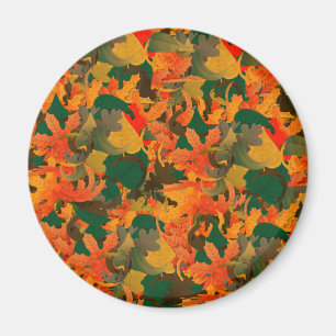 Aimant Chute du Motif Feuille pour l'automne