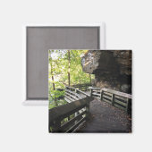 Aimant chutes de Brandywine sentier en bois (Recto/Verso)